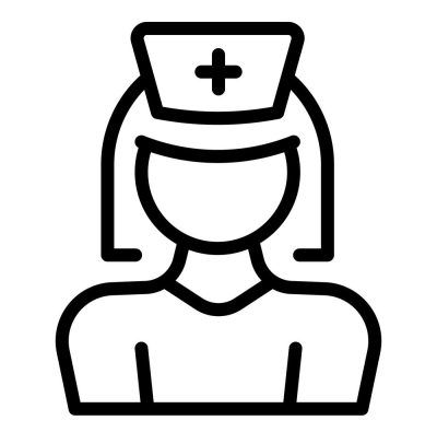 Nővérke piktogram matrica