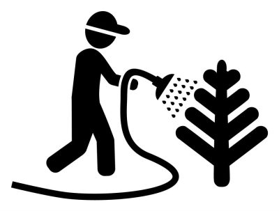 Permetező piktogram matrica