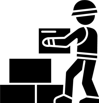 Rakodó piktogram matrica