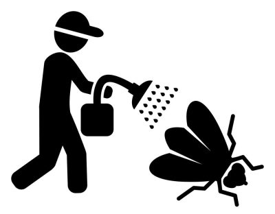 Rovarírtó piktogram matrica