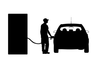 Töltőállomás piktogram matrica