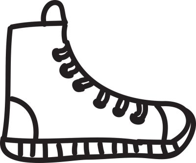 Tornacipő piktogram matrica