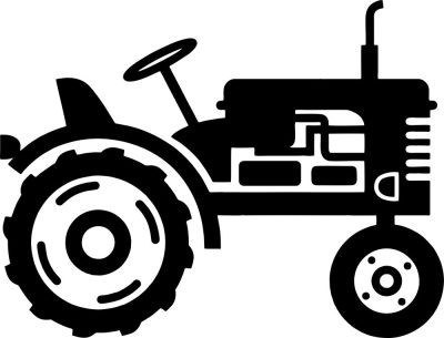 Traktor piktogram jelzés