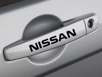 Nissan kilincs matrica készlet 4 db