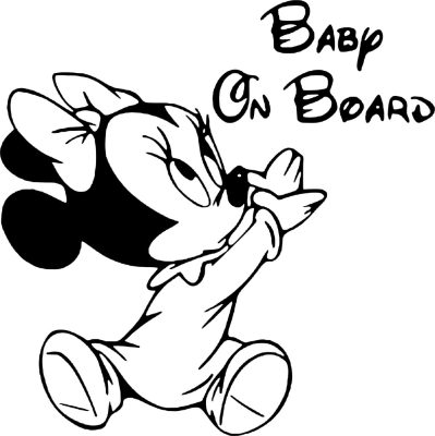 Minnie Baby on Board autómatrica