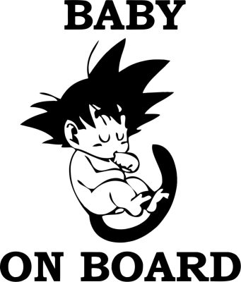 Dragon Ball Baby on board
