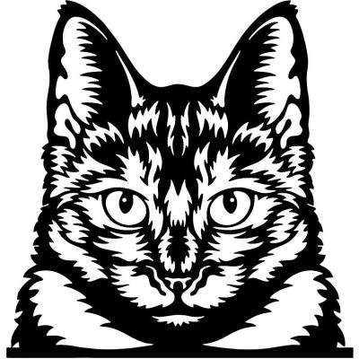 Díszes macska matrica 3