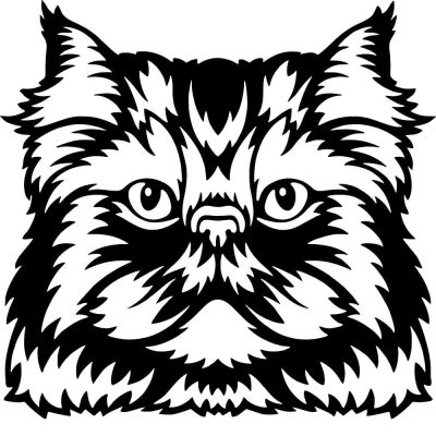 Díszes macska matrica 5