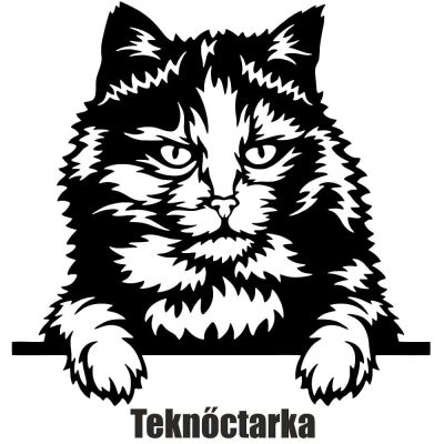 Teknőctarka macska matrica