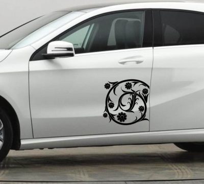 Kör alakú virág matrica