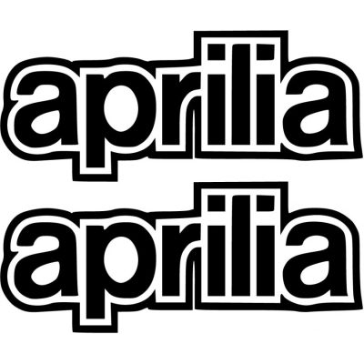 Aprilia felirat matrica készlet