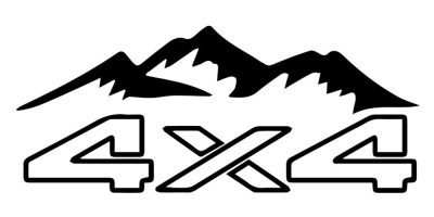 4x4 mountain prémium matrica 30 cm