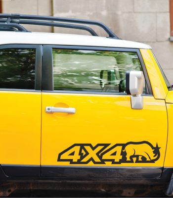 4x4 Rhino matrica 30 cm