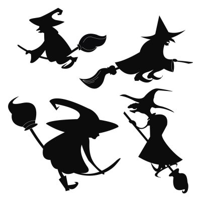 Boszorka szett matrica (30 cm)