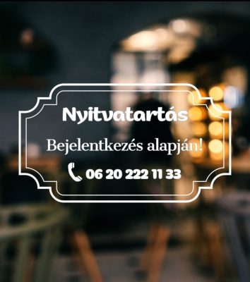 Prémium nyitvatartás matrica 4