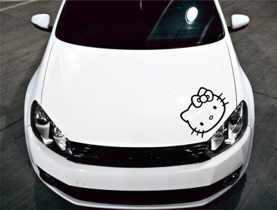 Hello Kitty motorháztető matrica (30x40 cm)