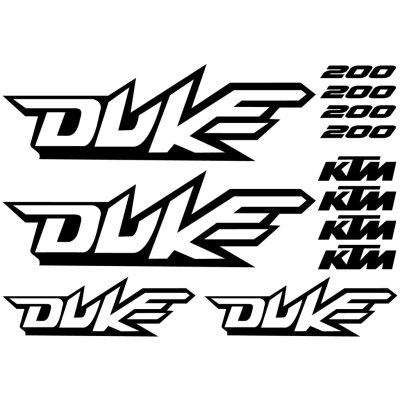KTM Duke 200 "1" matrica szett