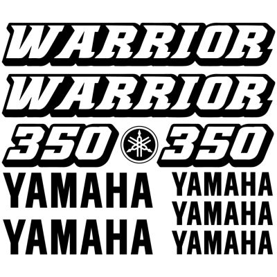 Yamaha Warrior 350 matrica szett