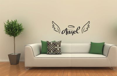 Angel szárnyakkal Falmatrica