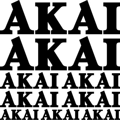 AKAI szponzor matrica szett