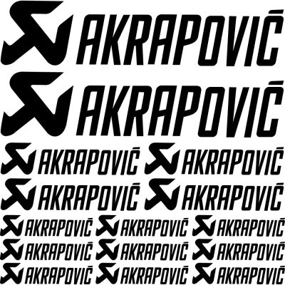 Akrapovic "1" szponzor matrica szett