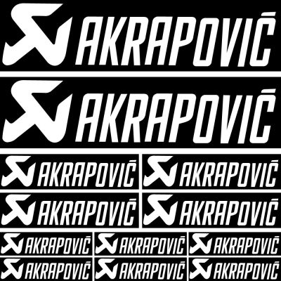 Akrapovic szponzor matrica szett