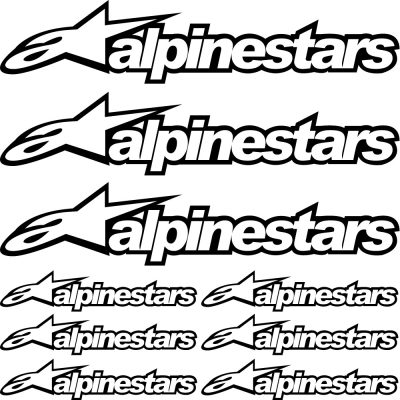 Alpinestars "2" szponzor matrica szett