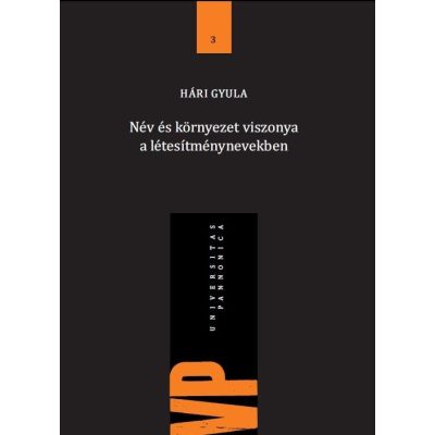 NÉV ÉS KÖRNYEZET VISZONYA A LÉTESÍTMÉNYNEVEKBEN 