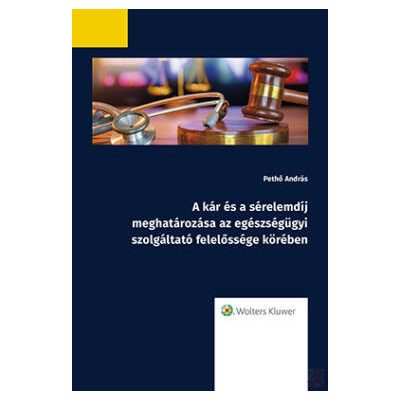 A KÁR ÉS A SÉRELEMDÍJ MEGHATÁROZÁSA AZ EGÉSZSÉGÜGYI SZOLGÁLTATÓ FELELŐSSÉGE KÖRÉ