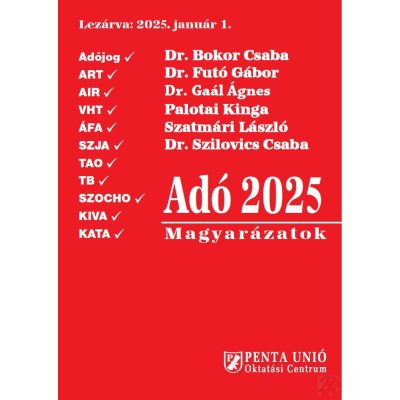 ADÓ 2025 MAGYARÁZATOK