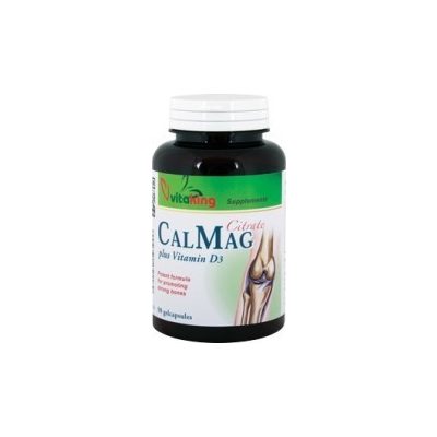 Vitaking CalMag Citrate + D-400 vitamin (90) lágykapszula