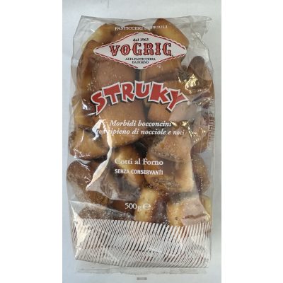 Vogrig mogyoróval és dióval töltött puha falatok, 500g