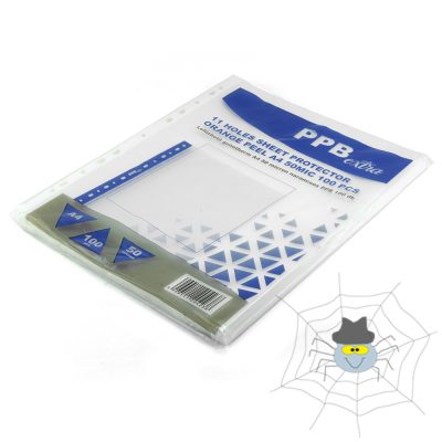 PPB Extra lefűzhető genotherm A4, 50 micron, narancsos - 100 db/csomag