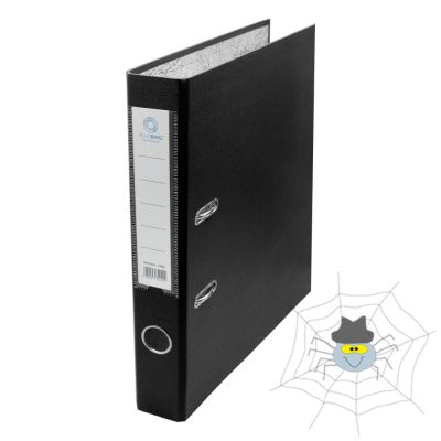 Bluering emelőkaros iratrendező - A4 - 5 cm - fekete