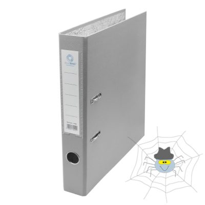 Bluering emelőkaros iratrendező - A4 - 5 cm - szürke