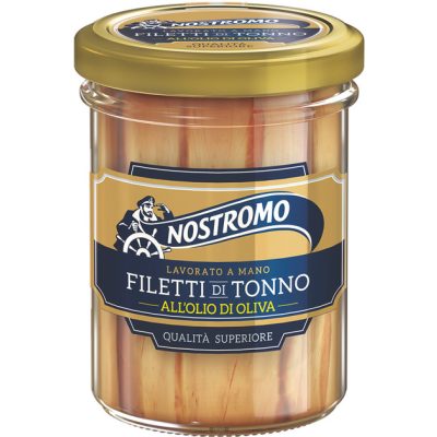 Nostromo tonhalfilé olivaolajban, 180g