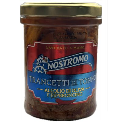 Nostromo tonhaldarabok chilis olivaolajban, 180g