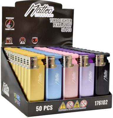 Matteo vihargyújtó METÁLOS GYÖNGYHÁZ (50/karton)