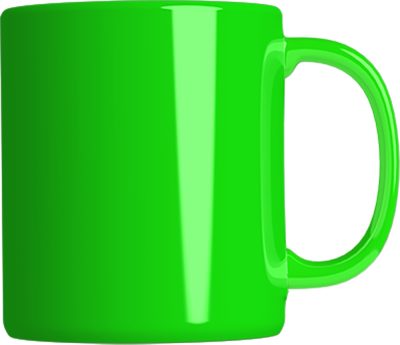 Neon kerámia bögre 3 dl - zöld