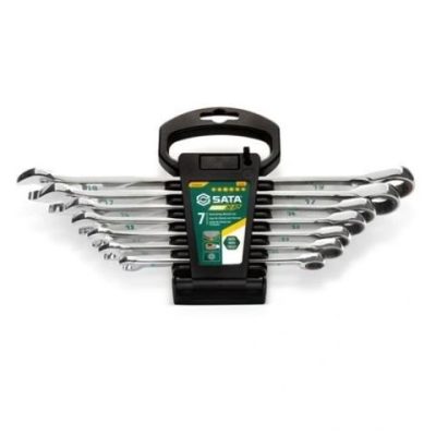 SATA Racsnis csillag-villáskulcs klt. 8-19 mm 7 részes