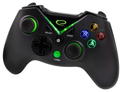 Esperanza Major Vezeték nélküli Gamepad USB, 2.4GHZ, PC/PS3, fekete