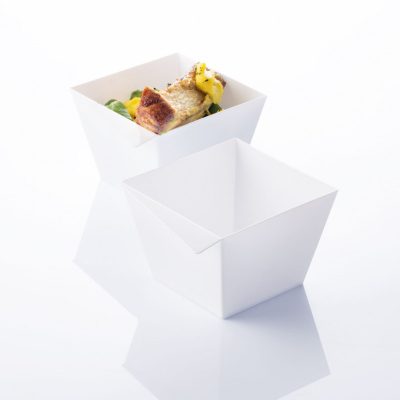 ZEN fehér pohárkrém-desszert tégely 460 ml-es, 50 db-os csomag