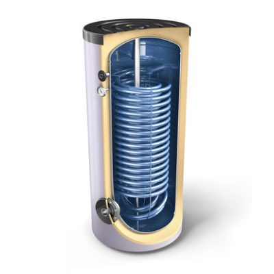 500 literes Tesy 1 extra nagy dupla hőcserélős álló, HMV tároló napkollektor vagy hőszivattyú számára