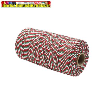 Aktakötöző zsineg nemzeti színű pamut (20/6/3) (100gr)