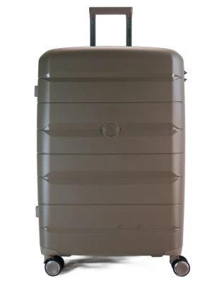 Delta bézs L feladható 20-23kg bőrönd