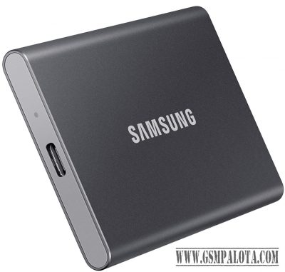 Samsung T7 hordozható SSD, 4TB, USB 3.2,Szürke