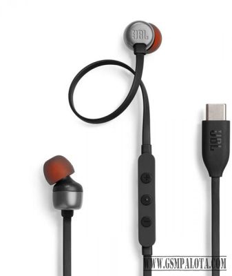 JBL Tune 310C Type-C vezetékes fülhallgató, Fekete