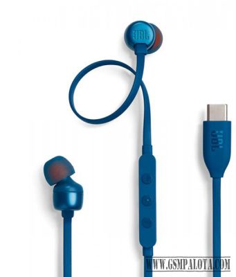 JBL Tune 310C Type-C vezetékes fülhallgató, Kék