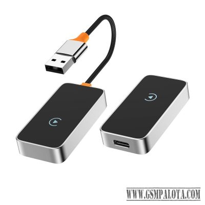 Vezeték nélküli carplay adapter, Fekete