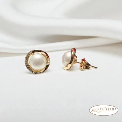  Nemesacél fülbevaló - Britta